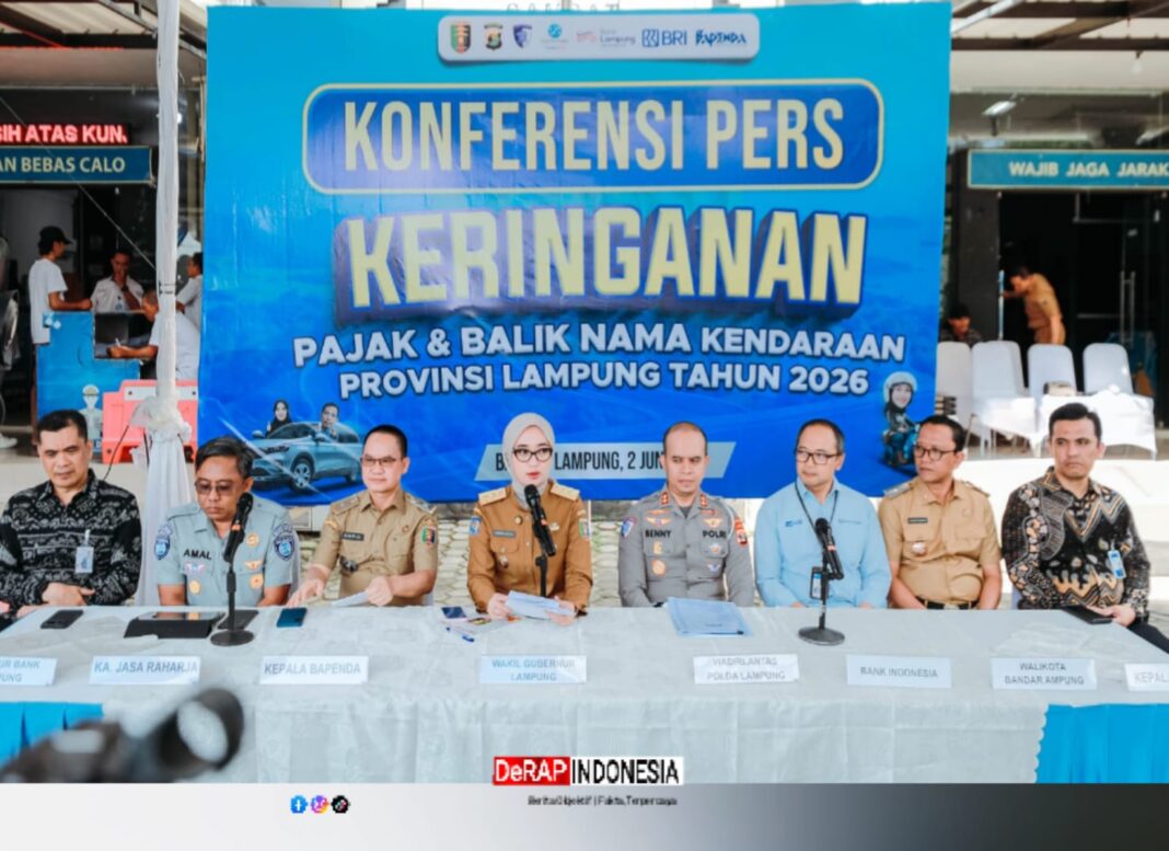 Wagub Jihan Nurlela Luncurkan Program Keringanan Pajak Kendaraan Bermotor Tahun 2026, Berlangsung 2 Juni hingga 31 Agustus 2026