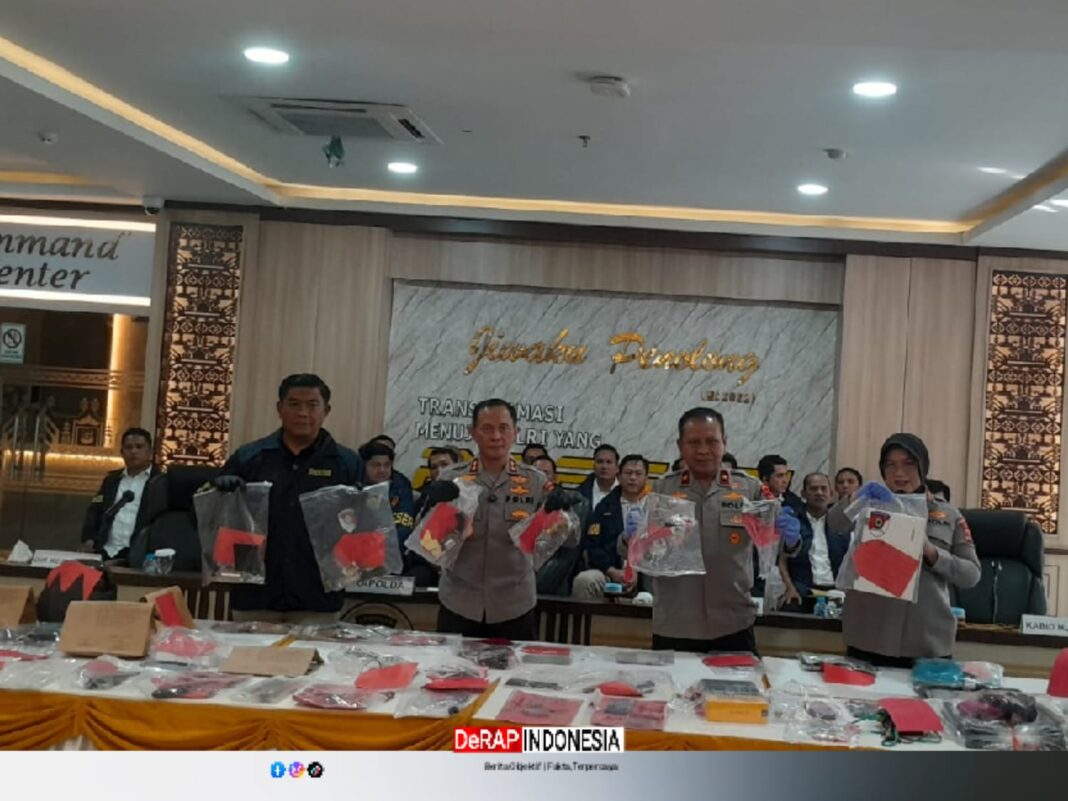 17 Hari Operasi Tindak Pidana C3, Polda Lampung Berhasil Amankan 410 Unit Kendaraan dan 8 Senpi Rakitan