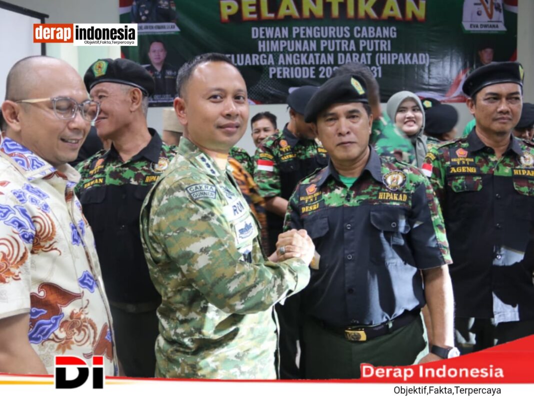 Dandim 0410/KBL Kolonel Arm Roni Hermawan : Saya Berharap HIPAKAD Bisa Jadi Mitra Strategis TNI AD