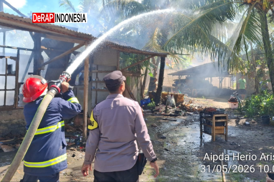 Rumah Ditinggal Kondangan Terbakar, Polisi Minta Warga Waspada Saat Musim Kemarau