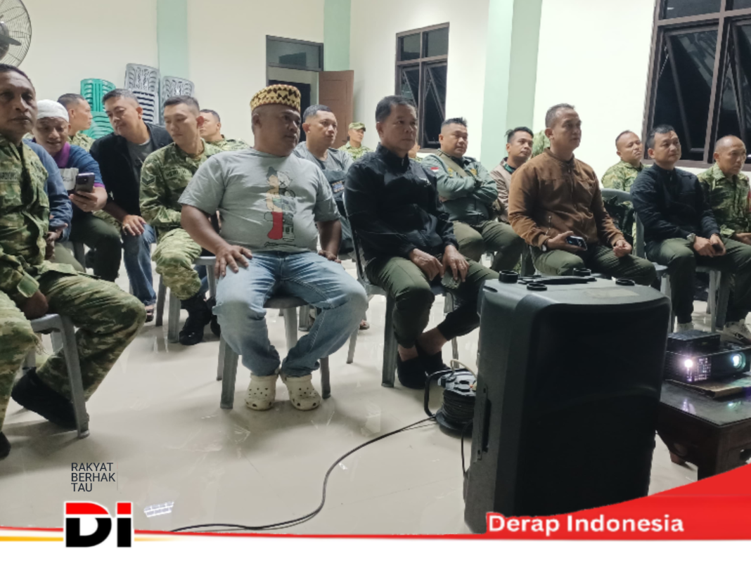 Pildun 2026 : Babinsa Kodim 0410/KBL Gelar Nobar Gembira, Eratkan Silaturahmi dengan Warga di Aula Makodim