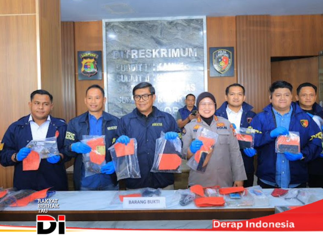 Sebulan Sapu Bersih Street Crime, Polda Lampung Tangkap 212 Pelaku dan Bongkar Sindikat Kejahatan