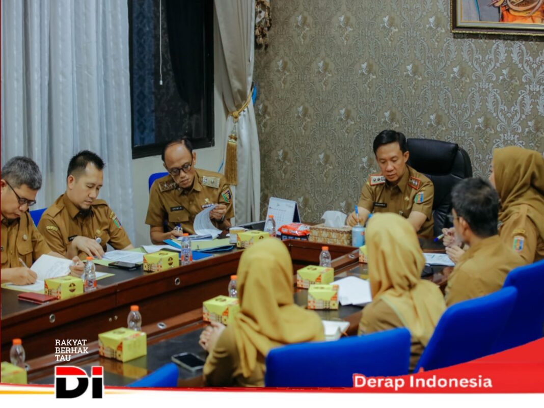 Sekdaprov Marindo Pimpin Rapat, Bahas Pengembangan dan Optimalisasi Layanan RS Bandar Negara Husada