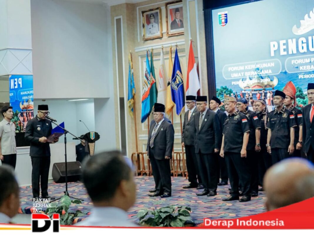 Kukuhkan Tiga Forum Strategis, Gubernur Mirza Ajak Semua Elemen Jaga Harmoni Lampung