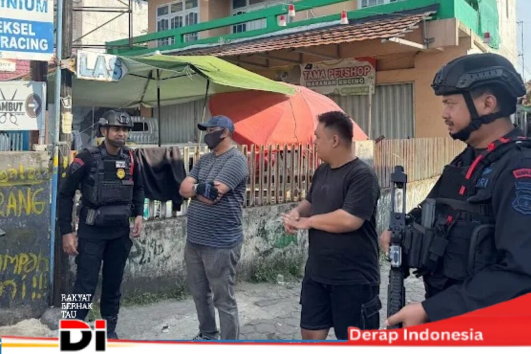 Upaya Menjaga Keamanan, Tim Komposit Gegana Lampung Intensifkan Patroli Dialogis