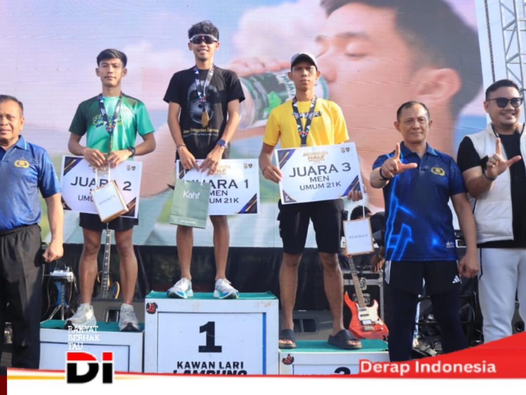 Meriahkan Hari Bhayangkara ke-80, Kapolda Lampung Buka dan Lepas Ribuan Peserta Bhayangkara Run