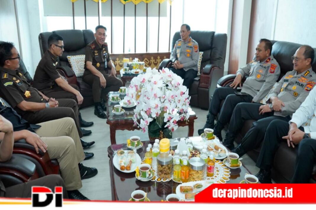 Perkuat Sinergitas Penegakan Hukum, Kapolda Lampung Silaturahmi ke Kejaksaan Tinggi
