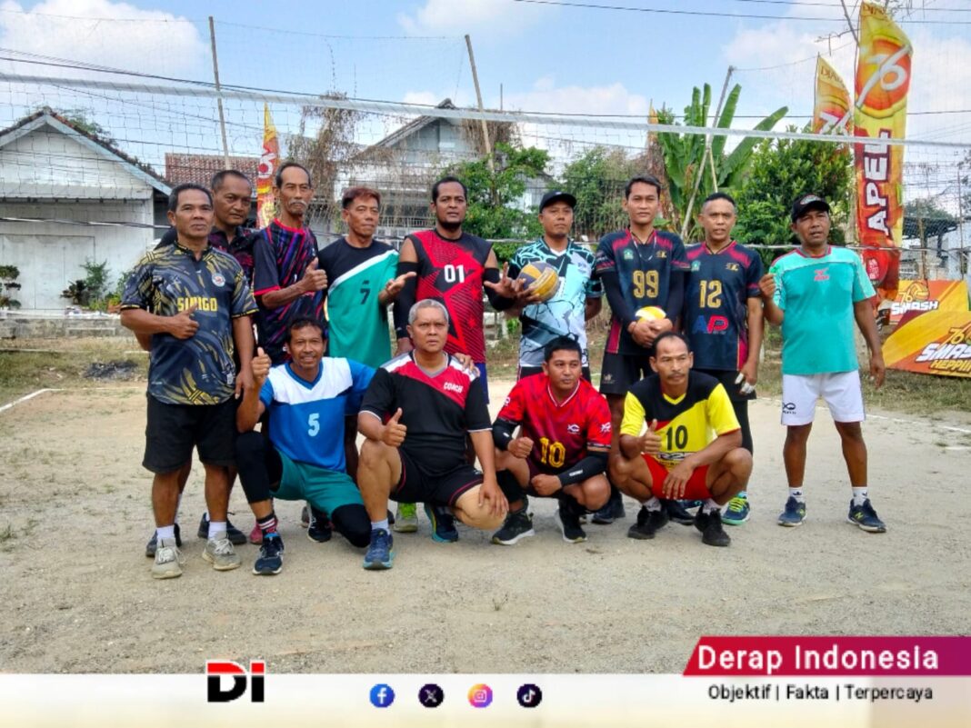 Bangun Silaturahmi Warga Lewat Sparing Volleyball Smash Heppi Djarum