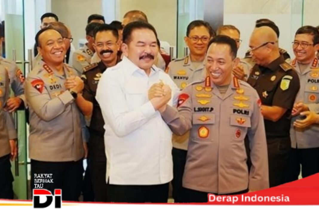 Burhanuddin dan Sigit Tegaskan Kejagung dan Polri Tetap Solid