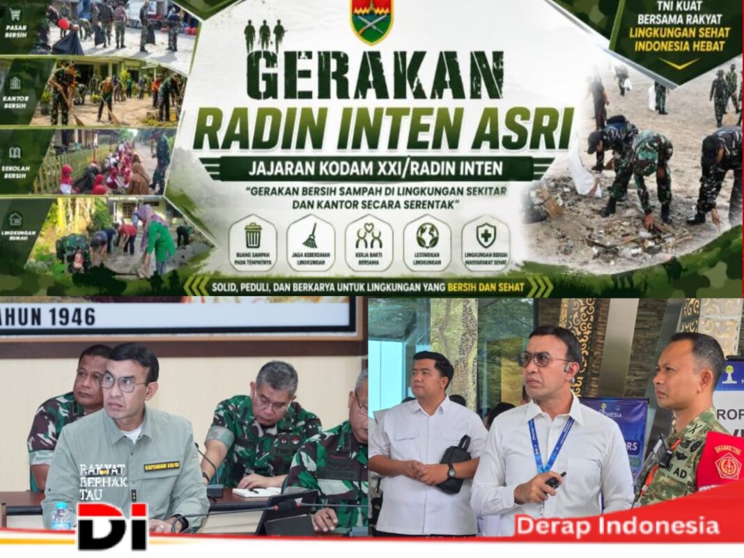 Tindak Lanjuti Instruksi Presiden, Kodam XXI/Radin Inten Gelar Gerakan Bersih Laut dan Pesisir