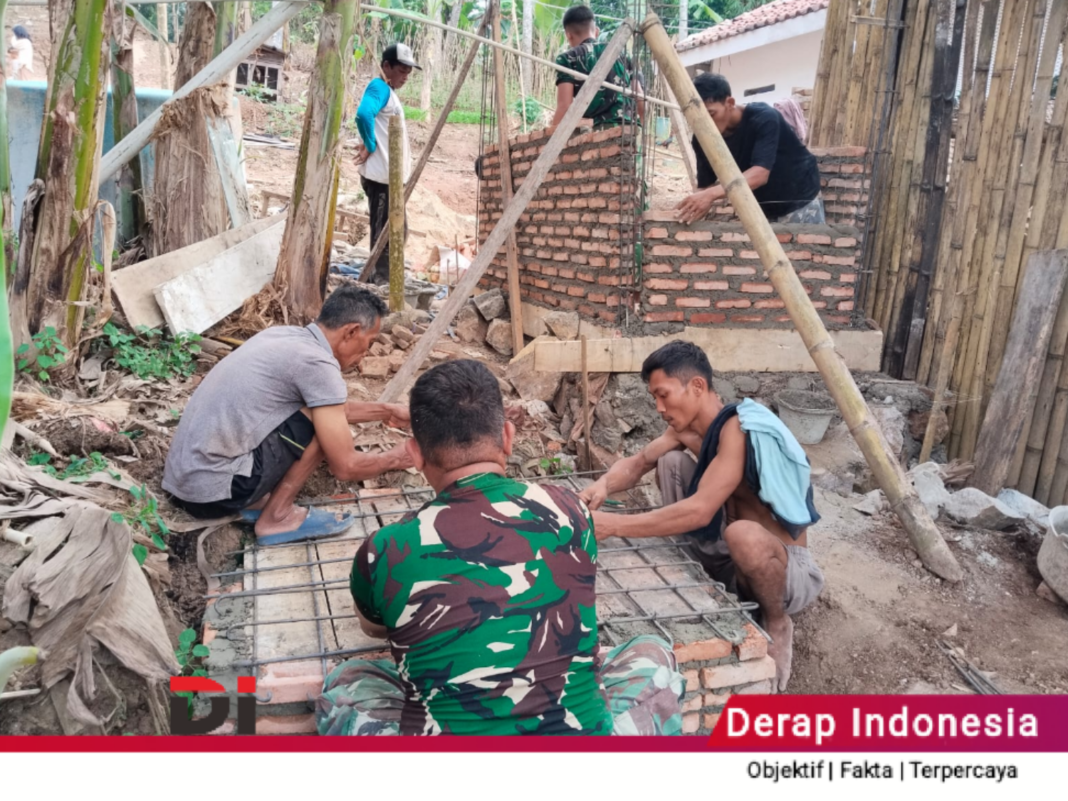 Satgas Pra-TMMD Kodim 0410 KBL Renovasi Total Sarana Sanitasi Mushola Baitul Saudah di Kelurahan Pinang Jaya