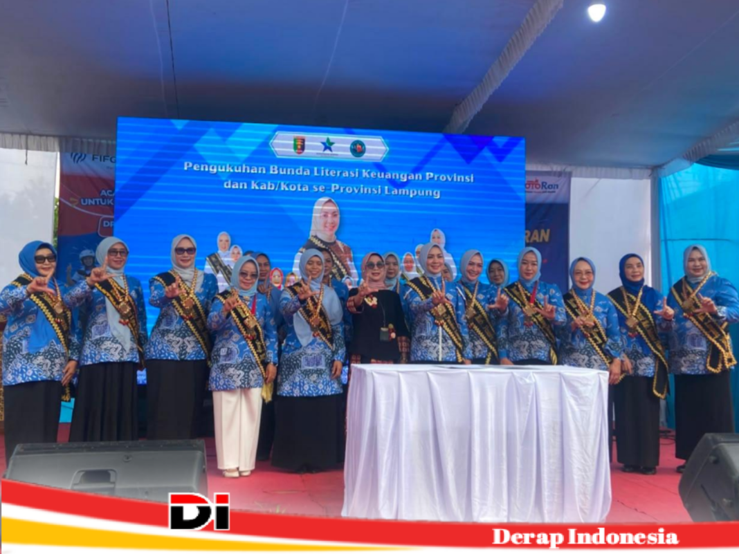 Pengukuhan Bunda Literasi Keuangan Tingkat Provinsi, Kabupaten dan Kota di Provinsi Lampung, Perkuat Gerakan Edukasi Keuangan Bagi Masyarakat