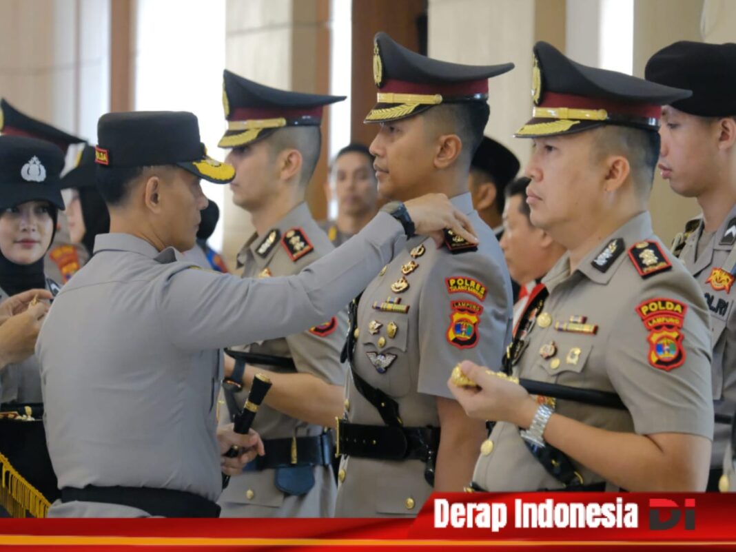 Kapolda Lampung Pimpin Sertijab 12 Pejabat Strategis, Perkuat Organisasi dan Pelayanan Polri Presisi