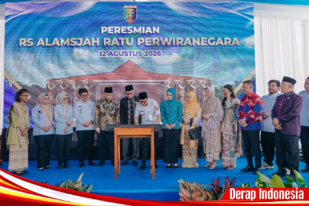Diresmikan Gubernur Mirza, Rumah Sakit Jiwa Daerah Provinsi Lampung Kini Bernama Rumah Sakit Alamsyah Ratu Perwiranegara, Ditarget Jadi Rujukan Kesehatan di Sumbagsel