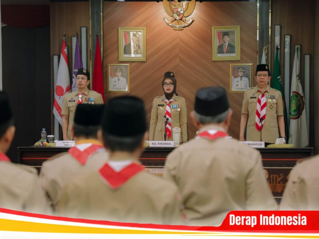 Wagub Jihan Kukuhkan Pengurus Mabigus dan Pembina Gudep UIN Raden Intan, Dorong Pramuka Perkuat Karakter Generasi Muda