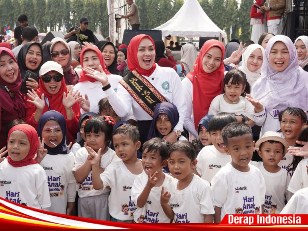 Semarak HAN ke-42, Pemprov Lampung Ajak Puluhan Ribu Anak Biasakan Hidup Sehat
