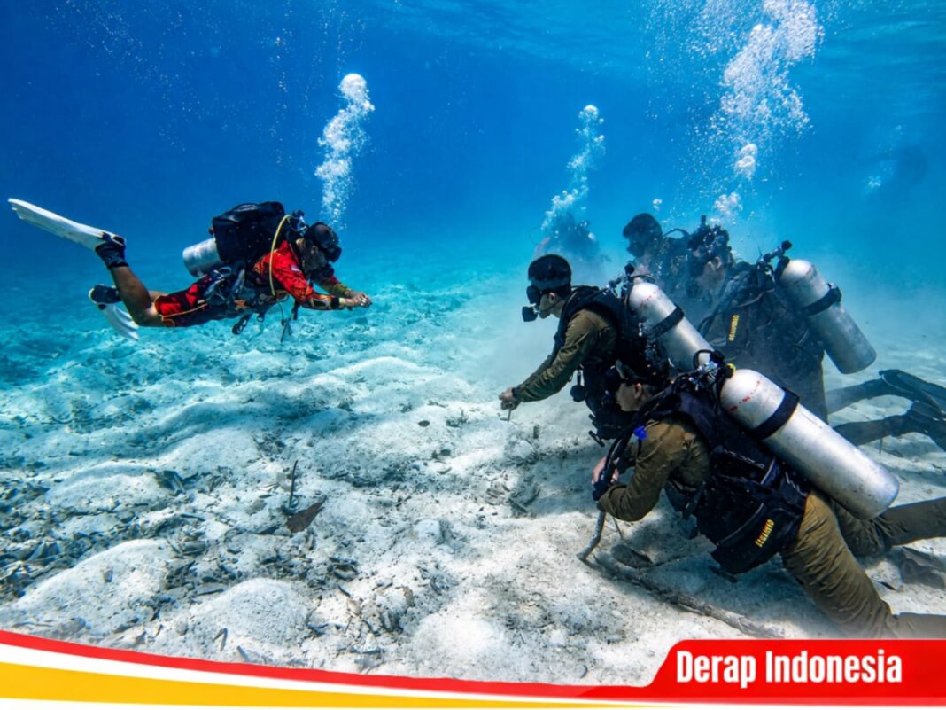 Tingkatkan Profesionalisme Personel, Satbrimob Polda Lampung Gelar Latihan Peningkatan Kemampuan Selam SAR Air