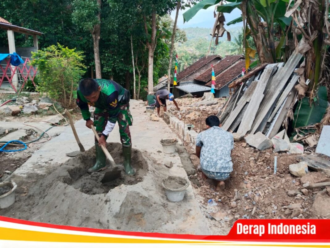 Drainase Gang Alpukat II Terus Dibangun, Satgas TMMD Antisipasi Genangan dan Banjir