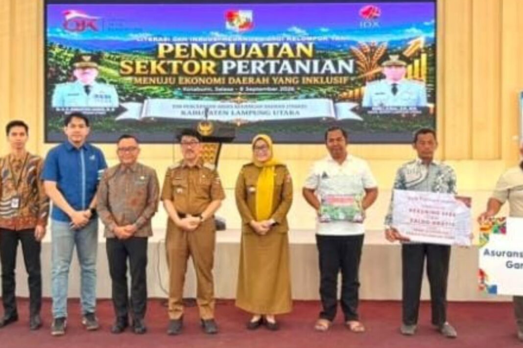 OJK dan Pemkab Lampung Utara Perkuat Ekosistem Keuangan Pertanian Lewat Peningkatan Literasi Akses Layanan Keuangan