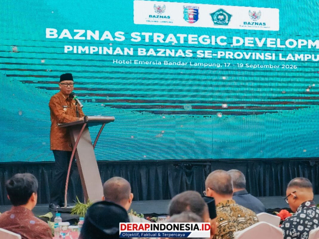 Pemprov Lampung Dorong Pengelolaan Zakat Diperkuat Hingga Tingkat Desa