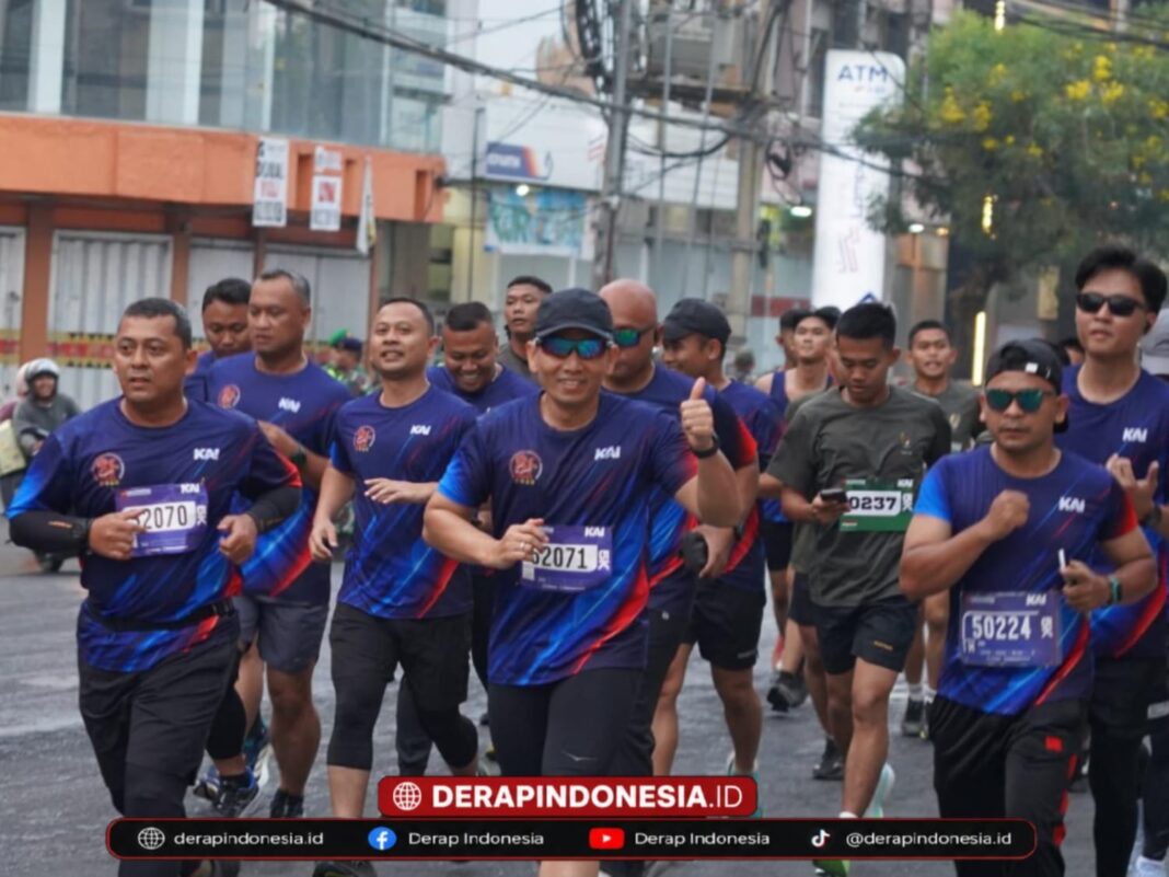 HUT TNI ke-81 di Bandar Lampung Meriah, Kodim 0410/KBL Kawal Fun Run 4.000 Peserta